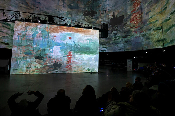 Monet-Ausstellung im Visiodrom (Gaskessel in Wuppertal).