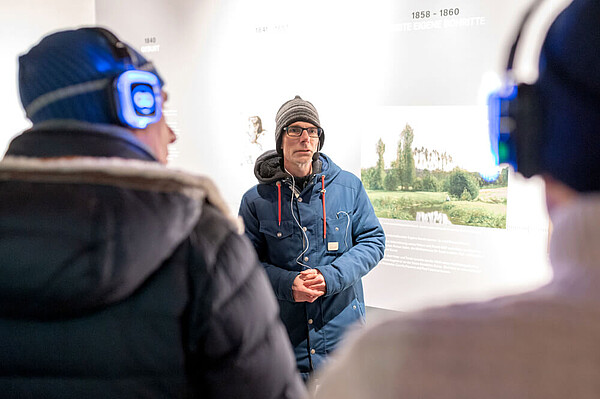 Führung durch die Monet-Ausstellung im Gaskessel mit Christian Höher (Kurator).