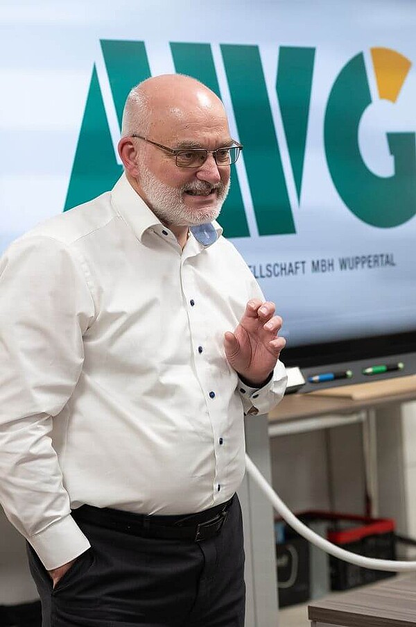 Conrad Tschersich, Technischer Geschäftsführer der AWG.