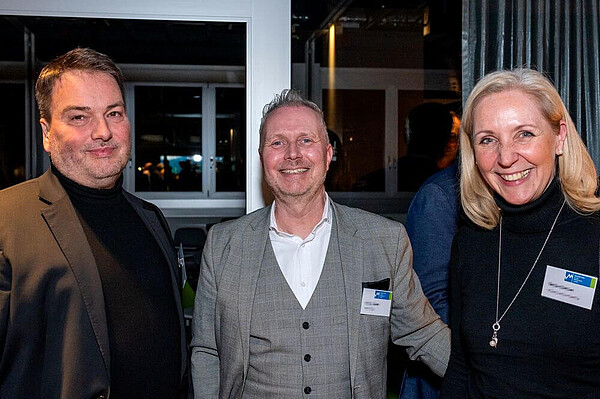 Gäste beim Club-Abend bei Riedel Communications in Wuppertal.